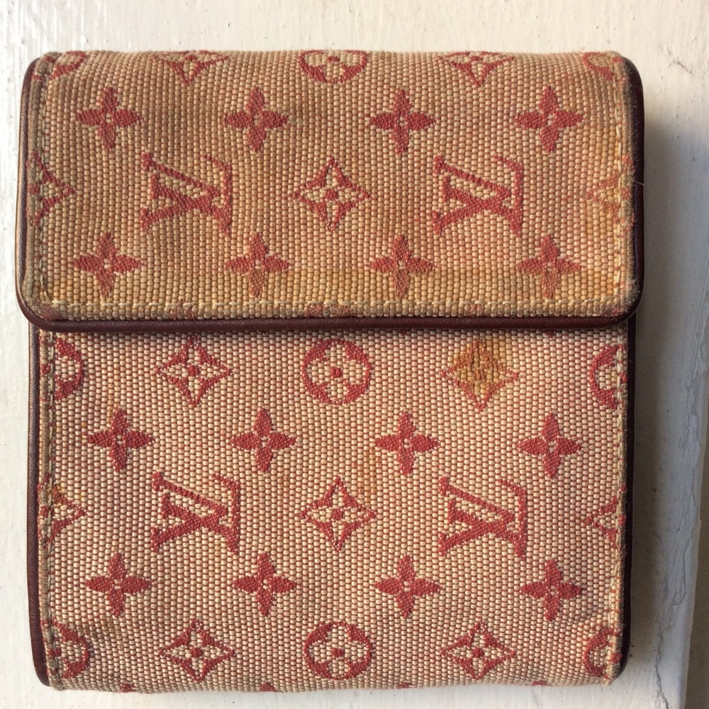 Authentic Louis Vuitton Mini Lin Monogram Wallet